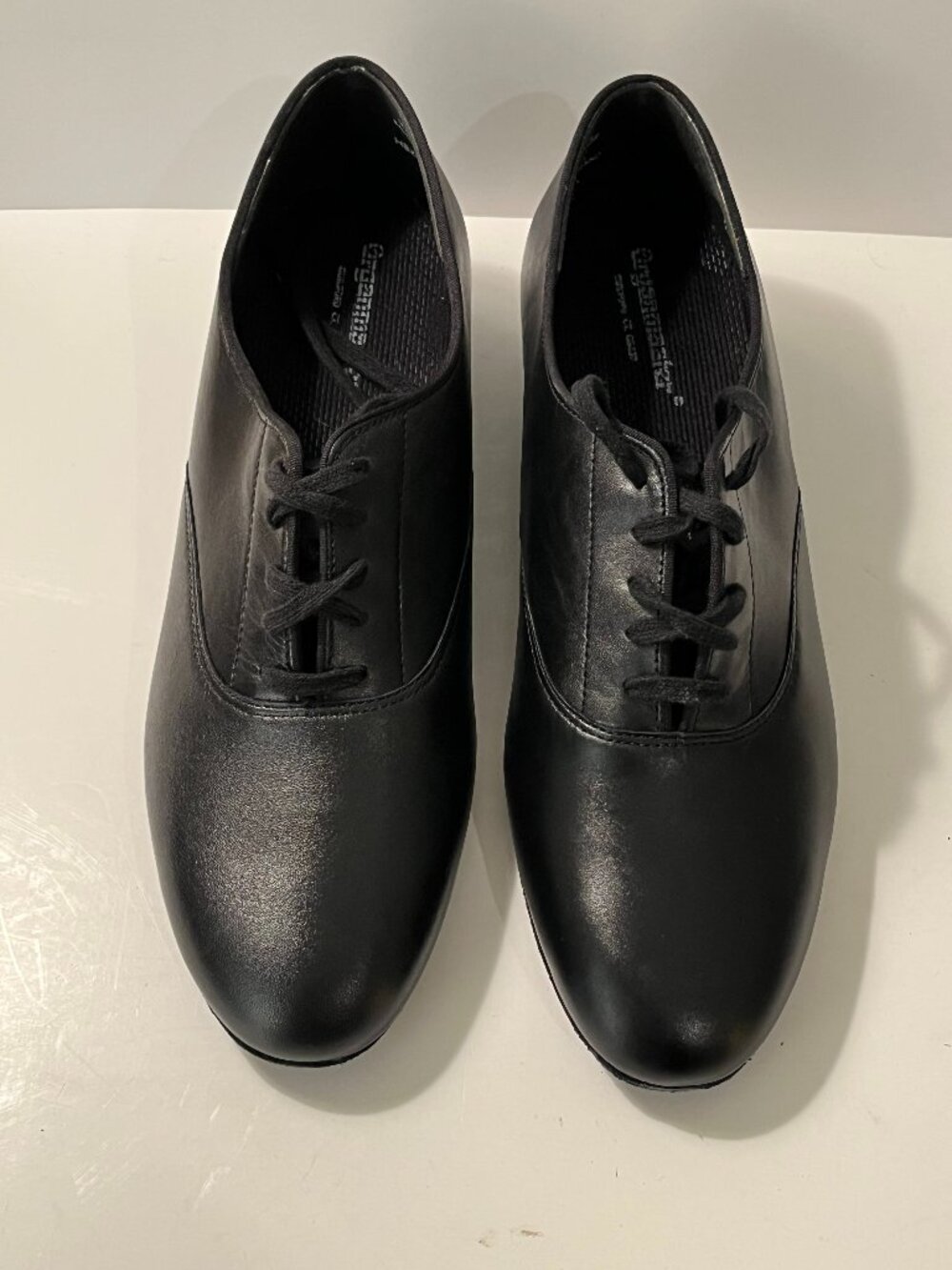 Organmaster Black Leather With Suede Soles Oxford Lace Up Shoes Men’s Size 11